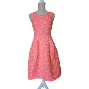 Pink Tartan Willow Kelly Dress Coral Size 4